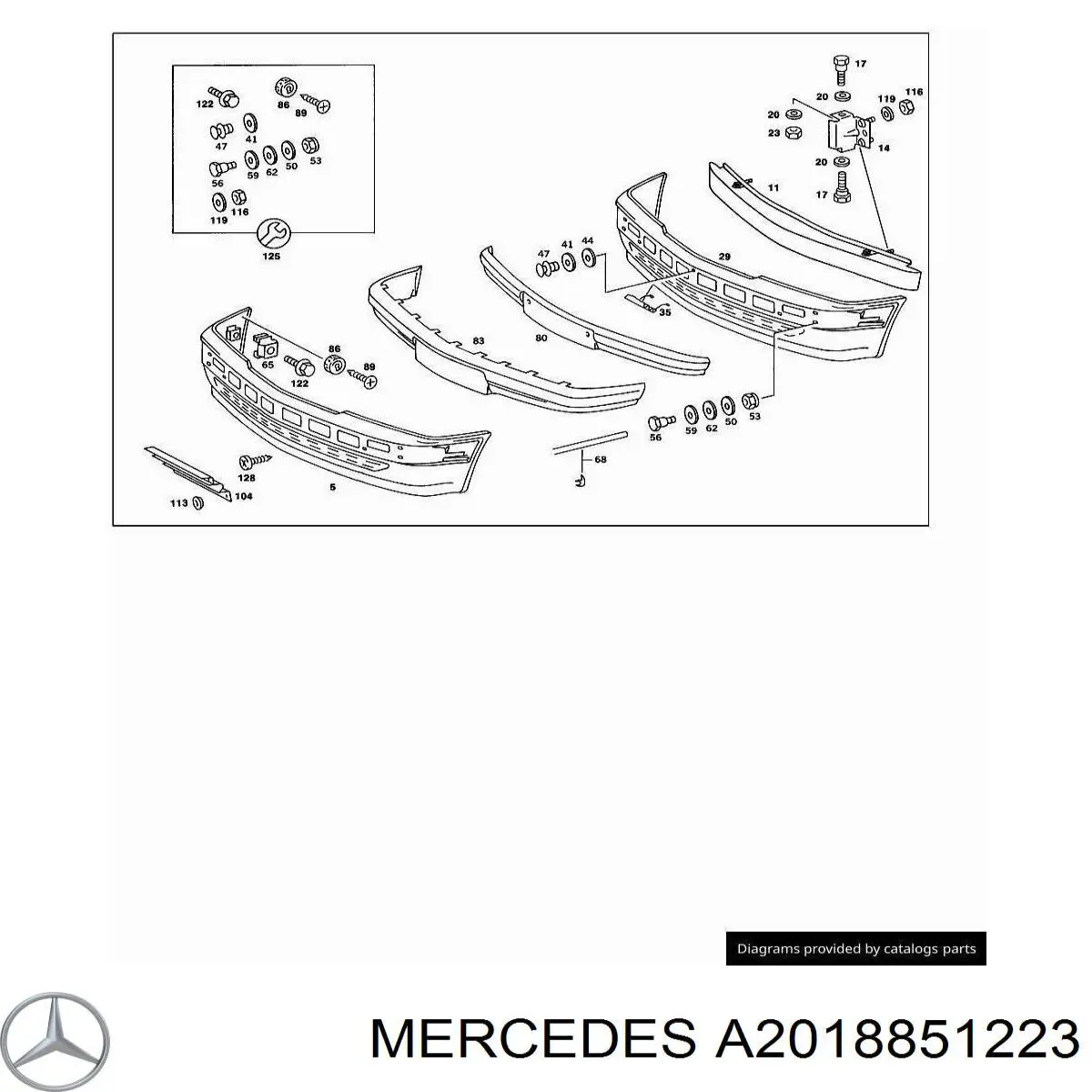 A2018851223 Mercedes 