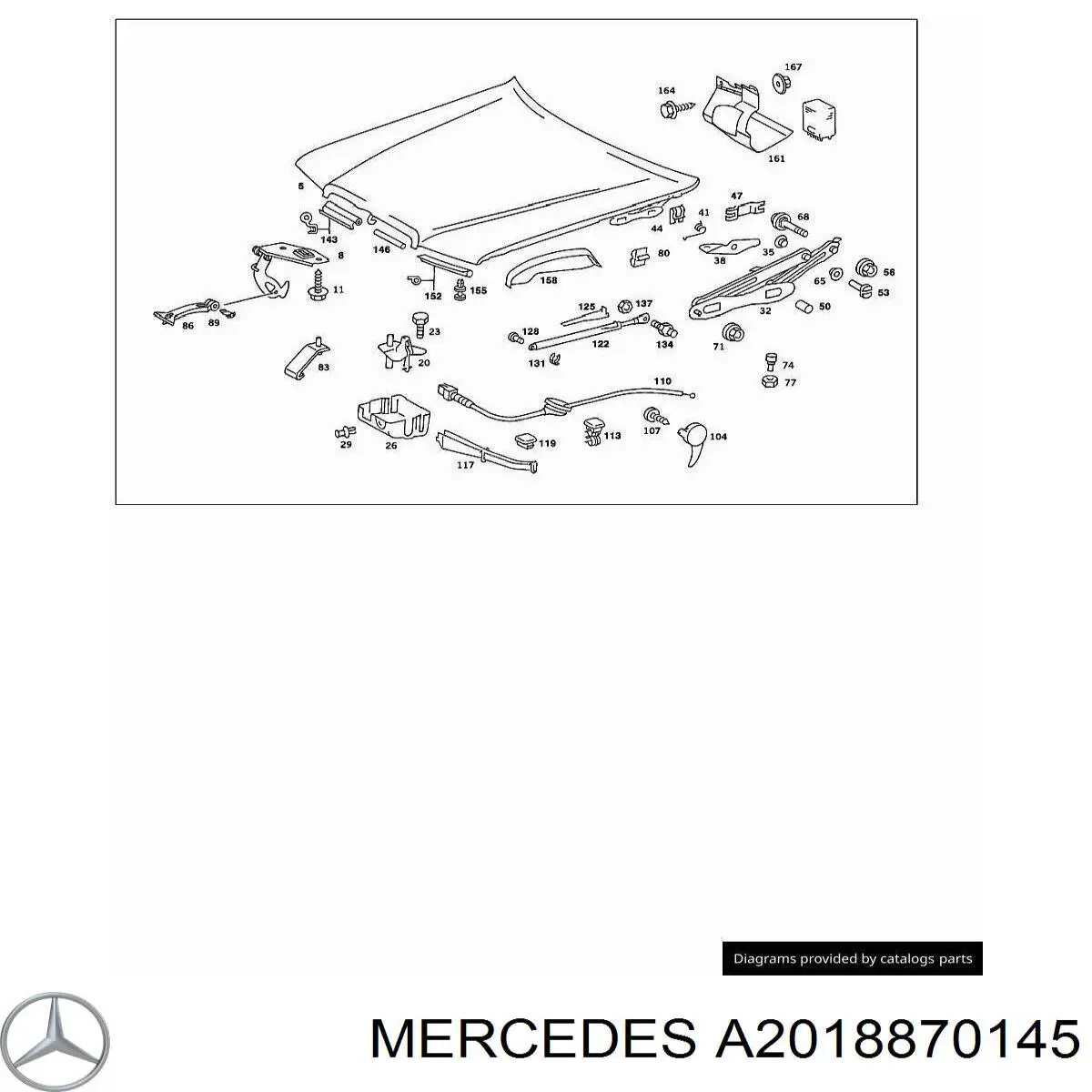  Mercedes A2018870145 цена, от 35.68 USD