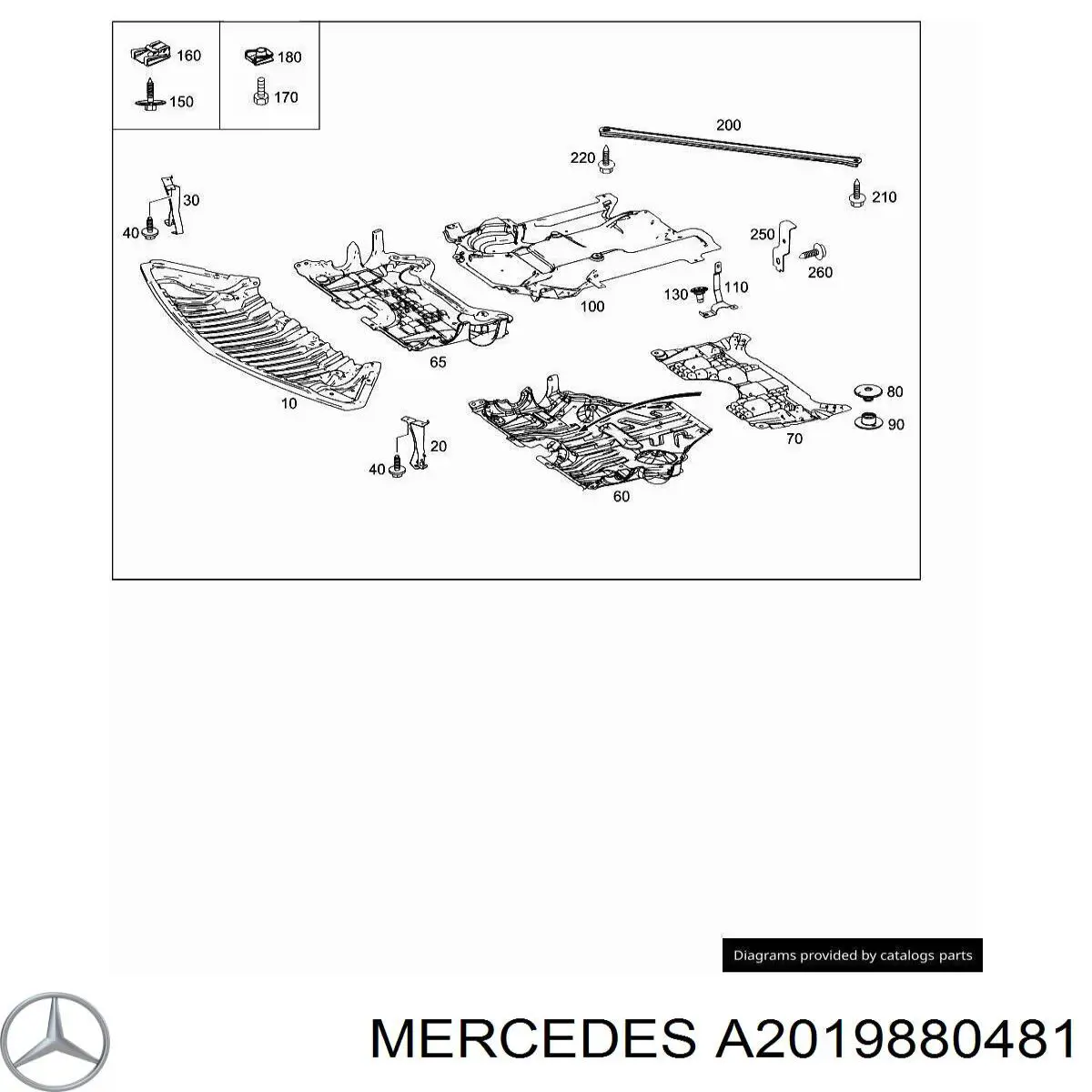  Mercedes A2019880481 цена, от 0.31 USD