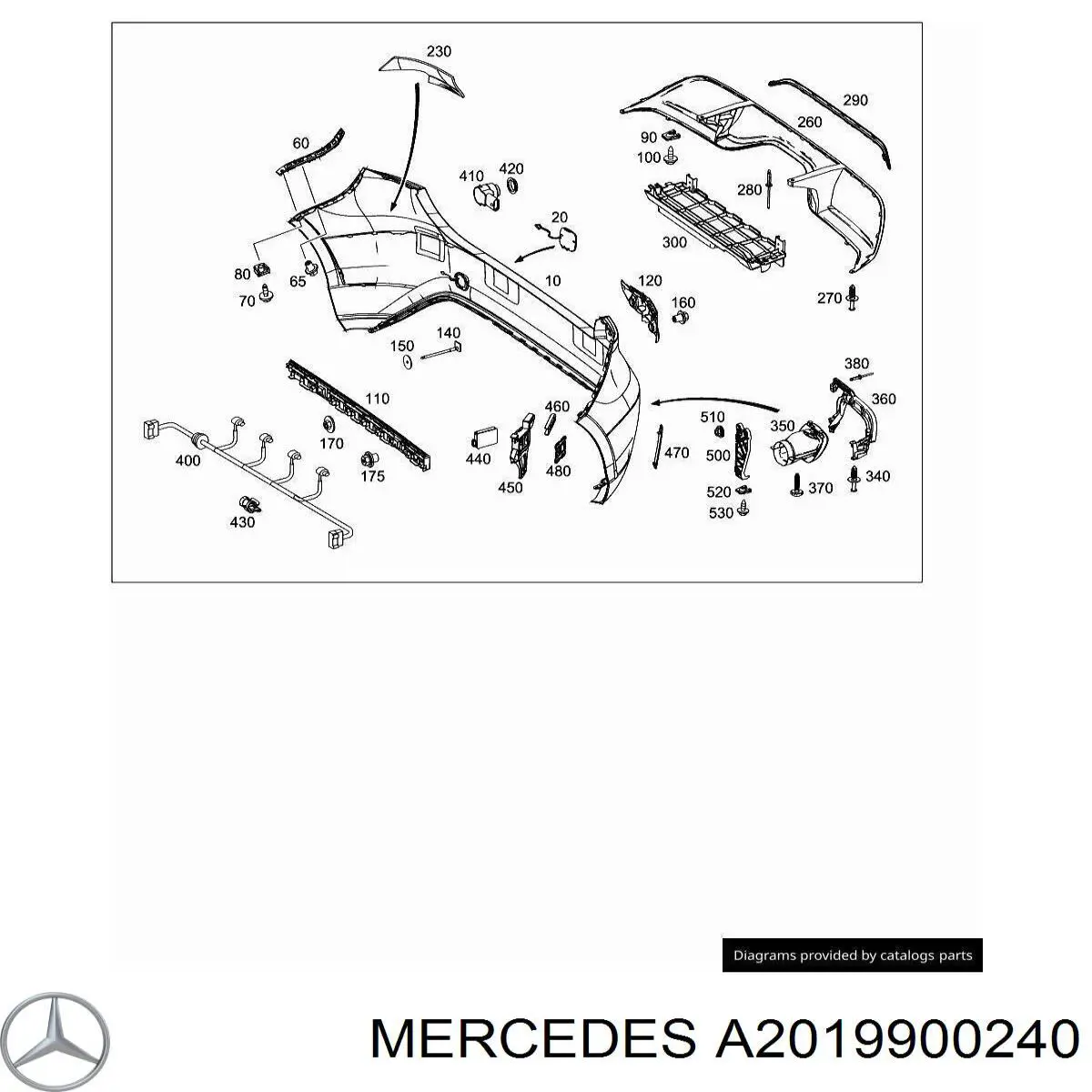 Купить 2019900240 Mercedes 