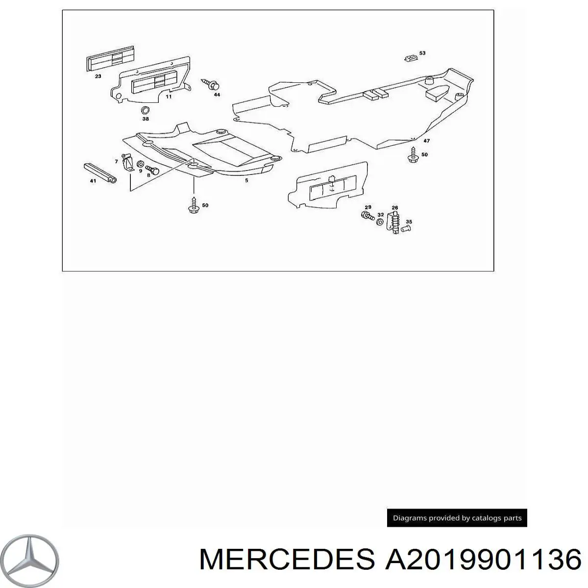 Купить A2019901136 Mercedes 