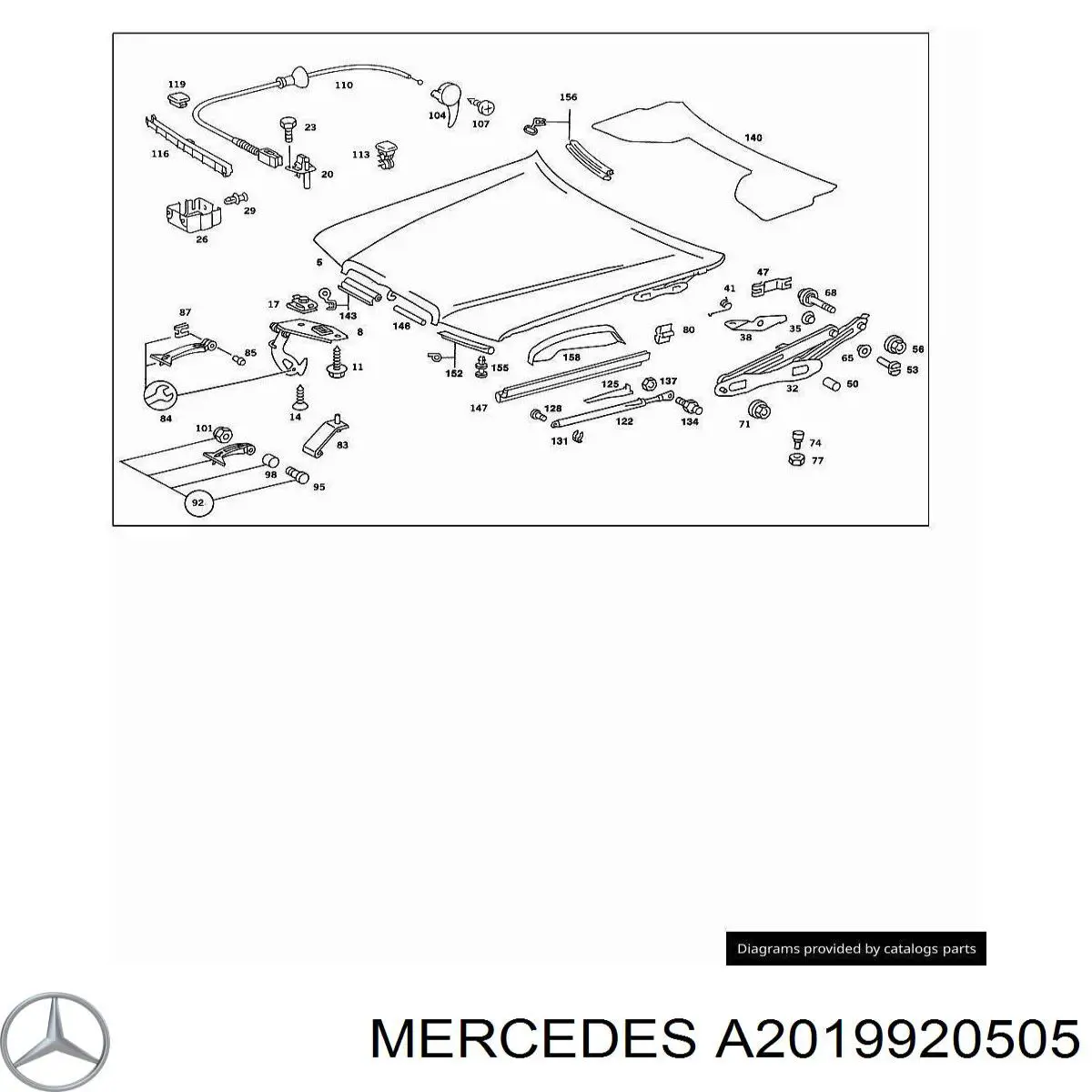  Mercedes A2019920505 цена, от 4.19 USD