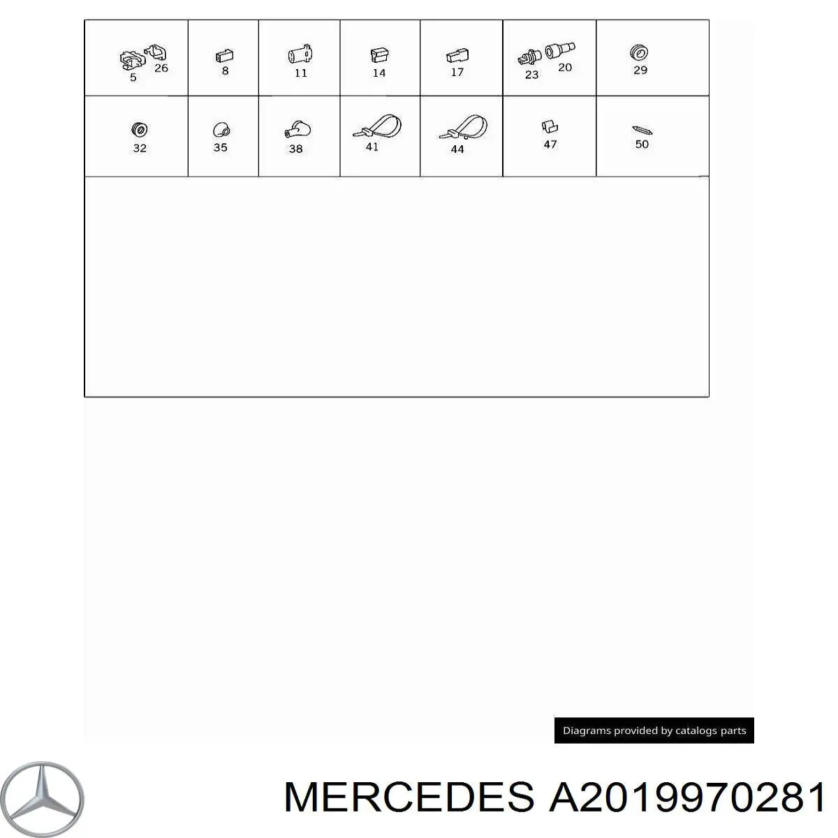  Mercedes A2019970281 цена, от 2.06 USD