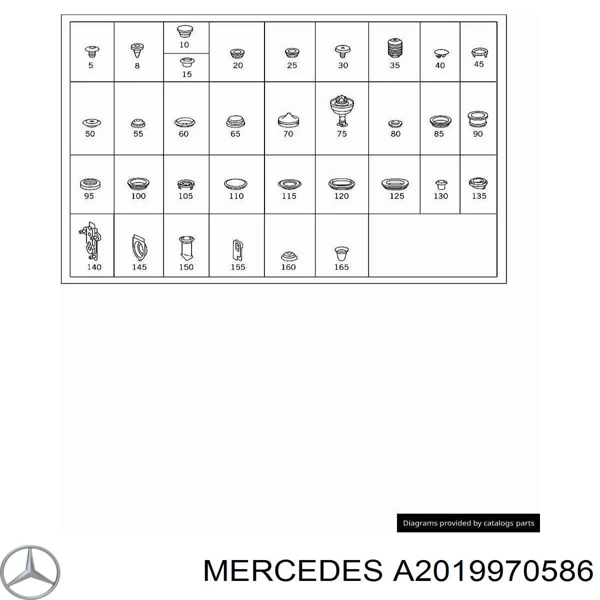  Mercedes A2019970586 цена, от 48.27 USD