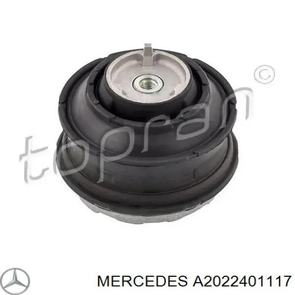 A2022401117 Mercedes подушка (опора двигателя правая)