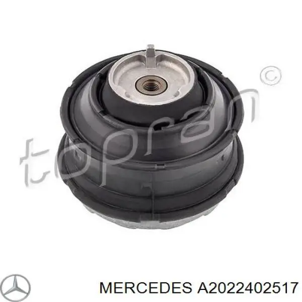 A2022402517 Mercedes подушка (опора двигателя левая)