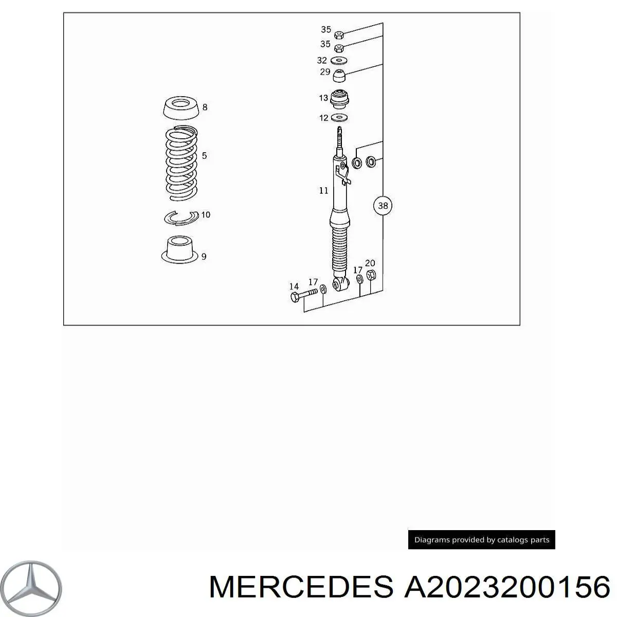 A2029900099 Mercedes 