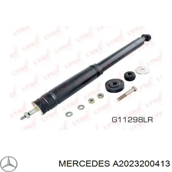A2023200413 Mercedes амортизатор задний