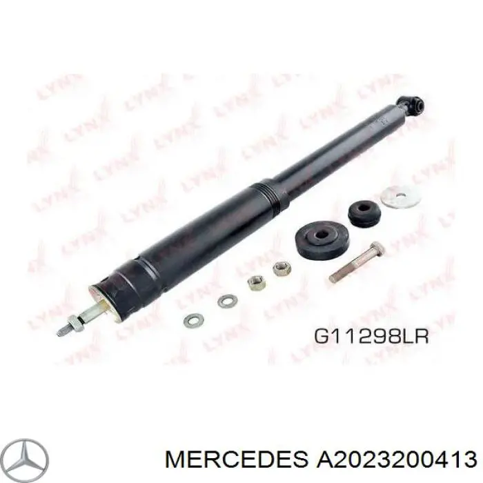 A2023200413 Mercedes Амортизаторы задние