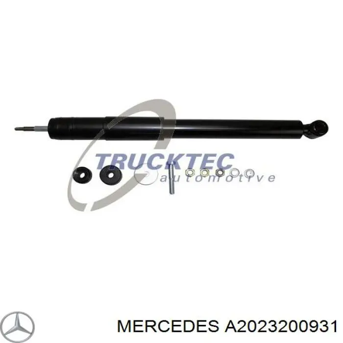 Купить A2023200931 Mercedes Амортизатор задней подвески