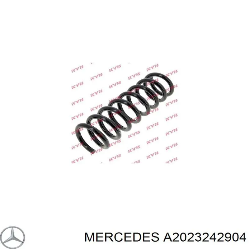 A2023242904 Mercedes пружина задняя