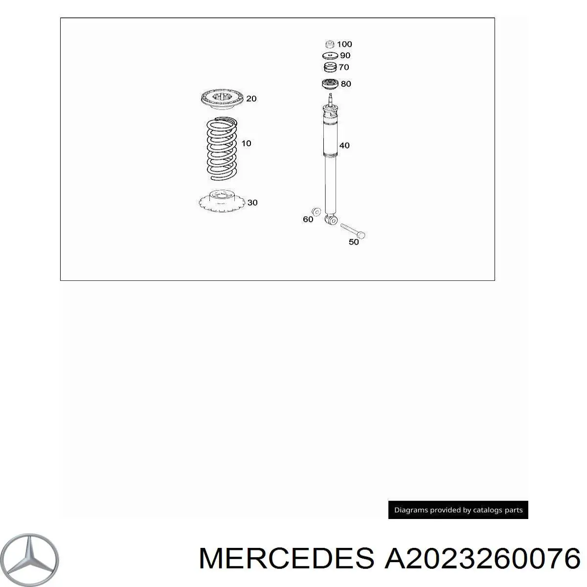  Mercedes A2023260076 цена, от 0.21 USD