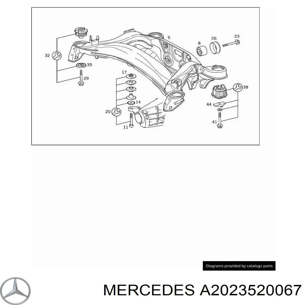 A2023520067 Mercedes 