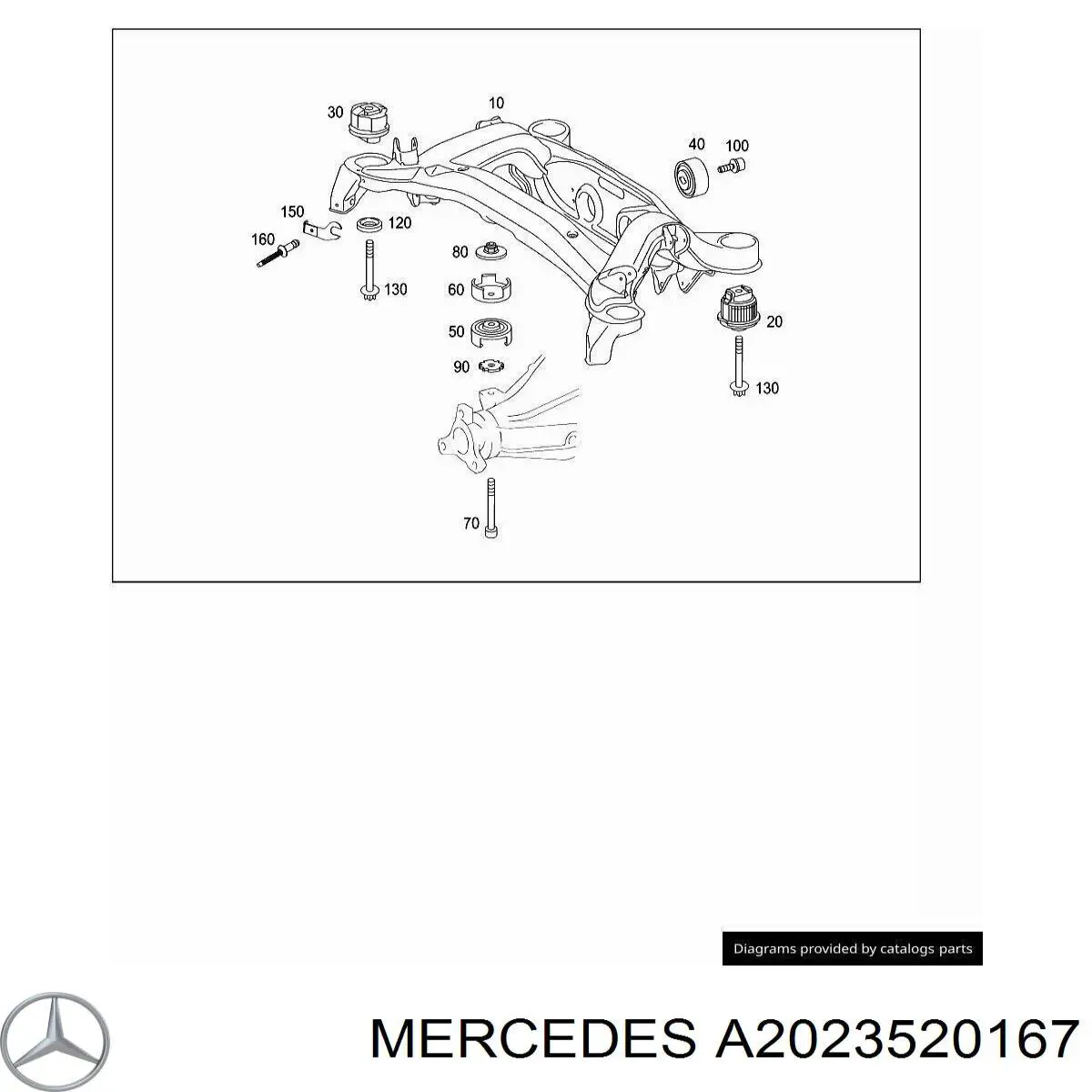 A2023520167 Mercedes 