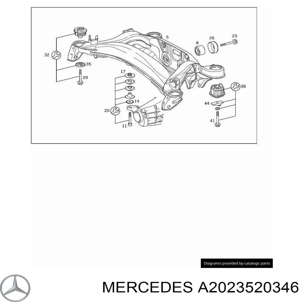 A2023520346 Mercedes 