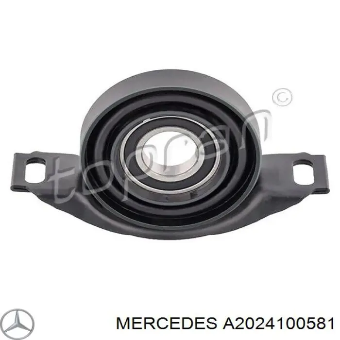 Подвесной подшипник карданного вала A2024100581 Mercedes