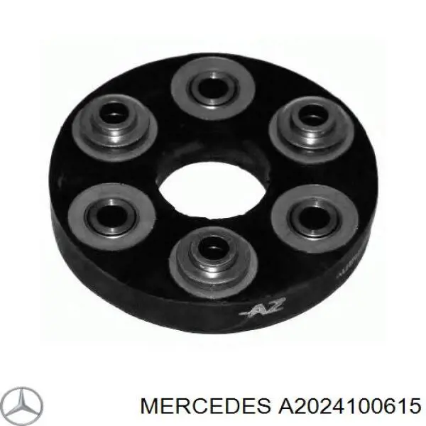 A2024100615 Mercedes муфта кардана эластичная передняя
