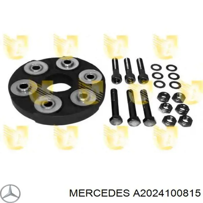 A2024100815 Mercedes муфта кардана эластичная передняя
