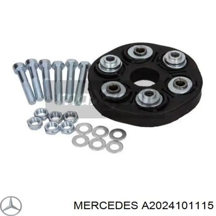 A2024101115 Mercedes муфта кардана эластичная передняя