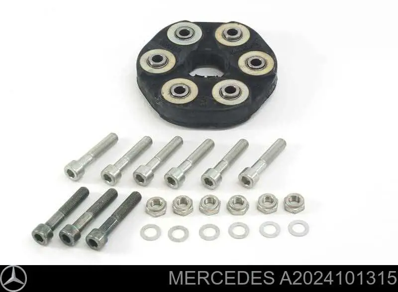 A2024101315 Mercedes муфта кардана эластичная передняя/задняя