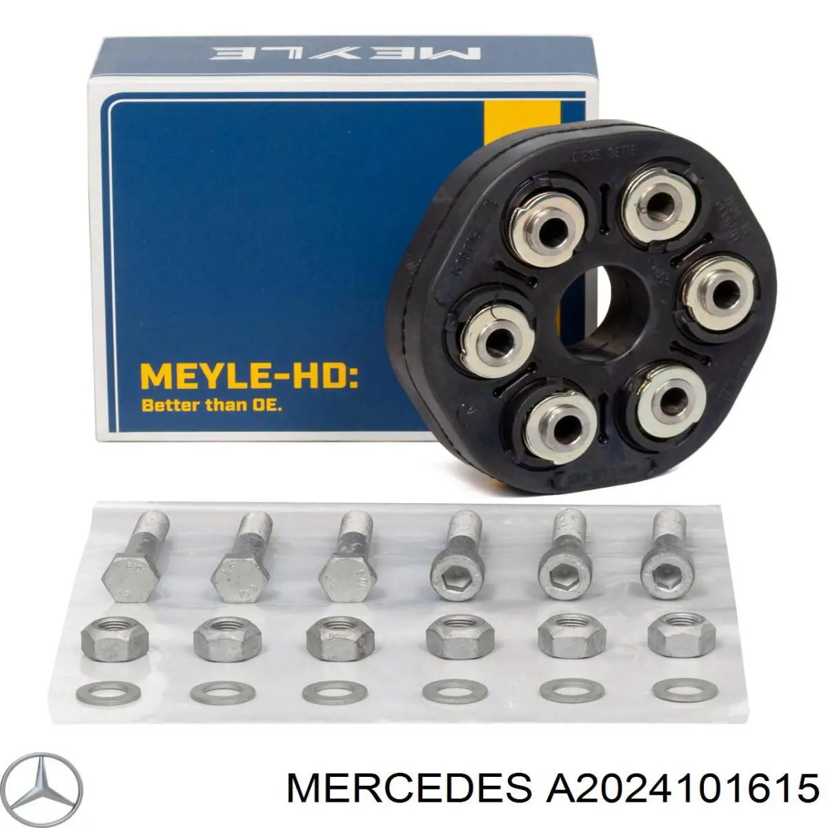 A2024101615 Mercedes муфта кардана эластичная