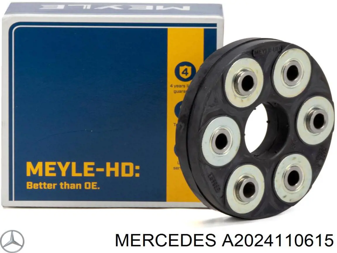 A2024110615 Mercedes Муфта кардана эластичная, передняя