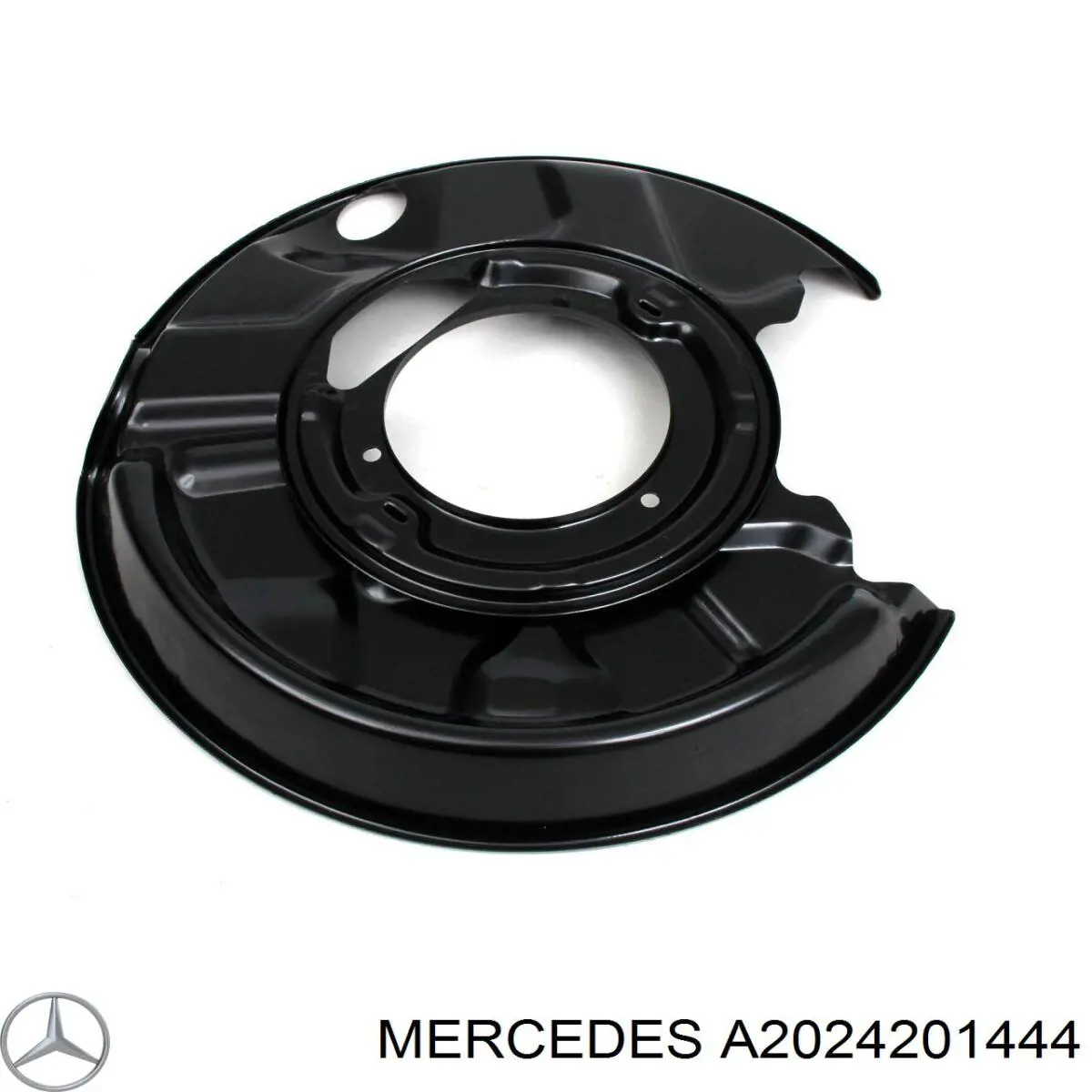 A2024201444 Mercedes защита тормозного диска заднего левая