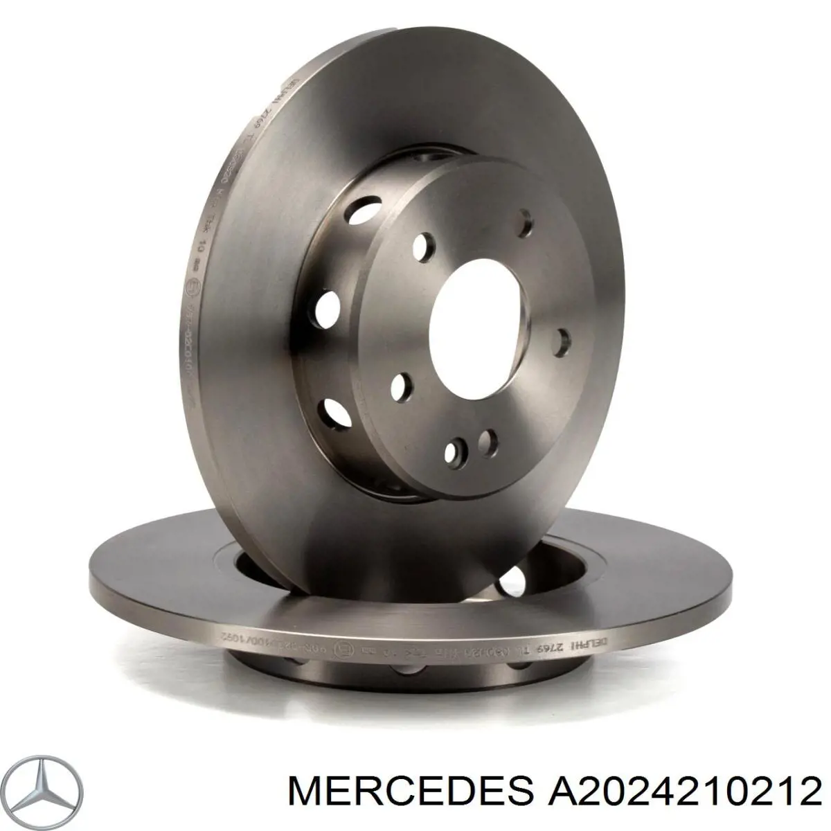 A2024210212 Mercedes Диск тормозной передний