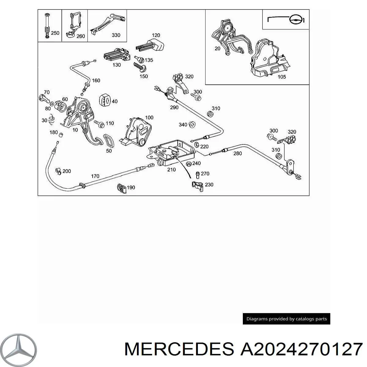 Купить A2024270127 Mercedes 