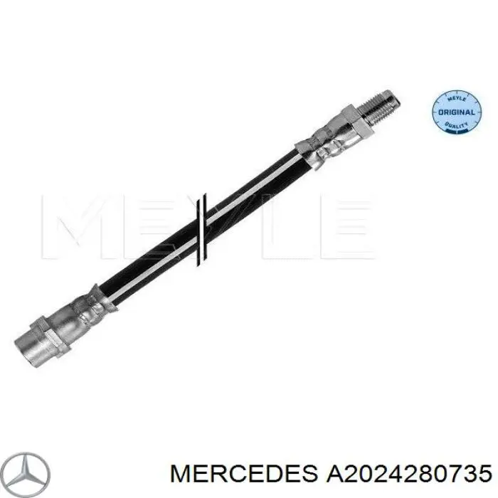 A2024280735 Mercedes шланг тормозной передний