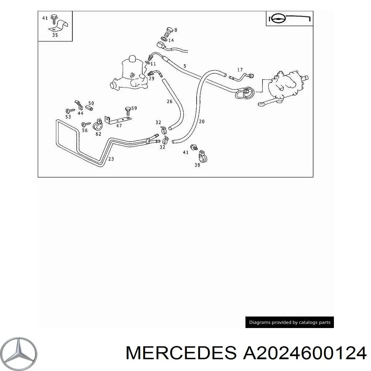 A2024600124 Mercedes 