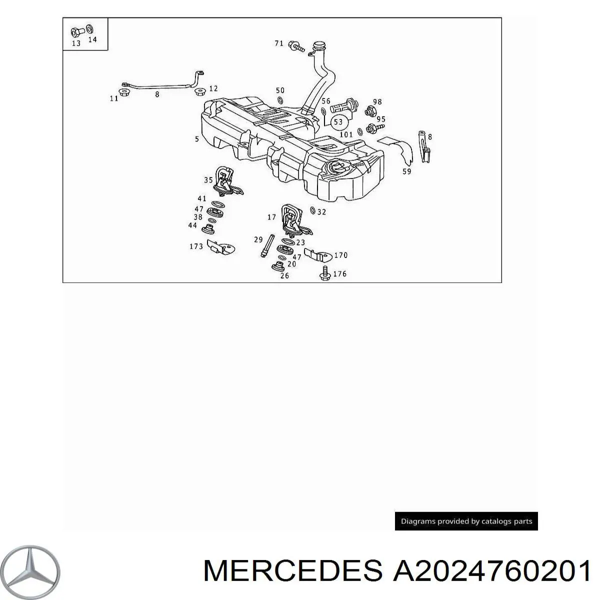 A2024760201 Mercedes 