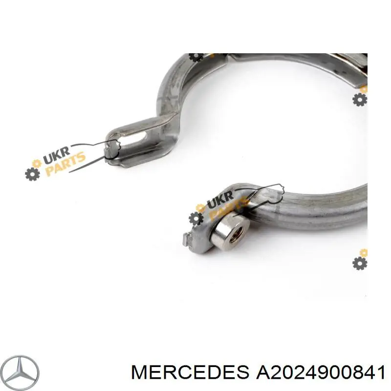 A2024900841 Mercedes соединительный хомут выпускного коллектора