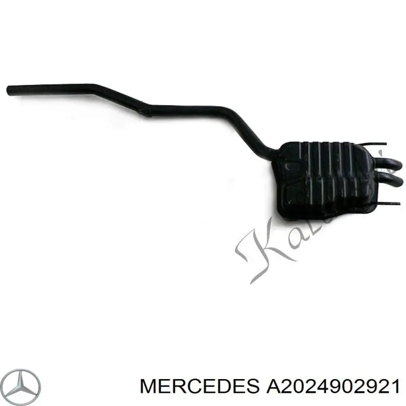 A2024901521 Mercedes Выхлопная труба