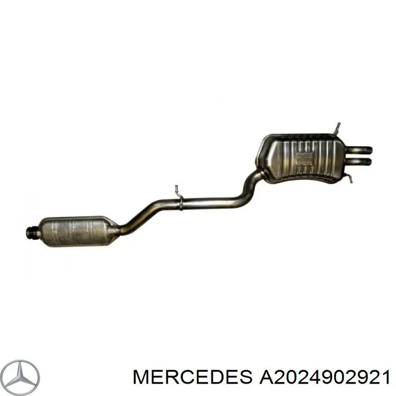 Выхлоп задний Mercedes A2024901521 цена, от 33.75 USD