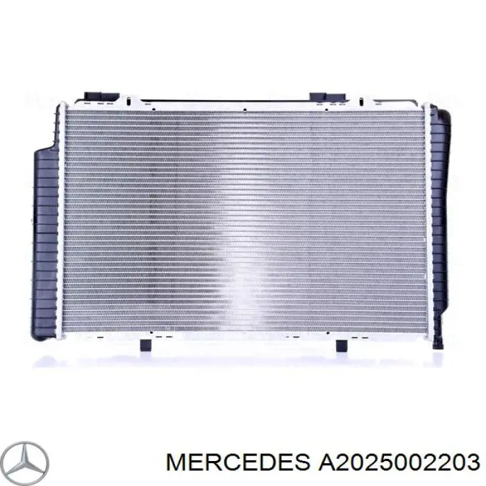 Compre A2025002203 Mercedes Radiador de esfriamento de motor