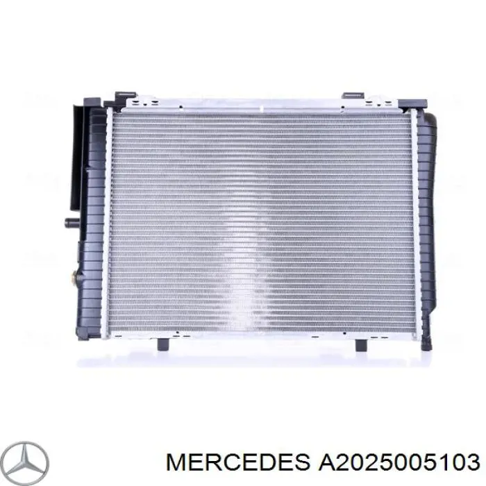 A2025005103 Mercedes радиатор
