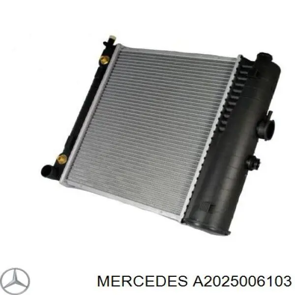 A2025006103 Mercedes радиатор