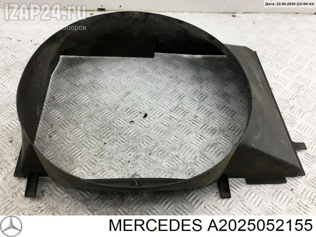 A2025052155 Mercedes difusor do radiador de esfriamento