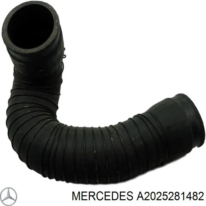 Mangueira (cano derivado) direita de intercooler para Mercedes C (S202)