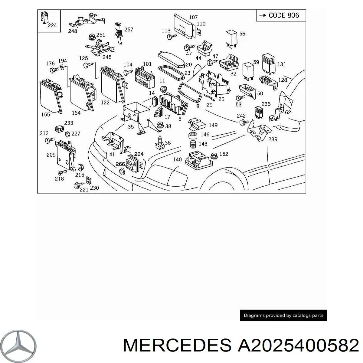 2025400582 Mercedes 