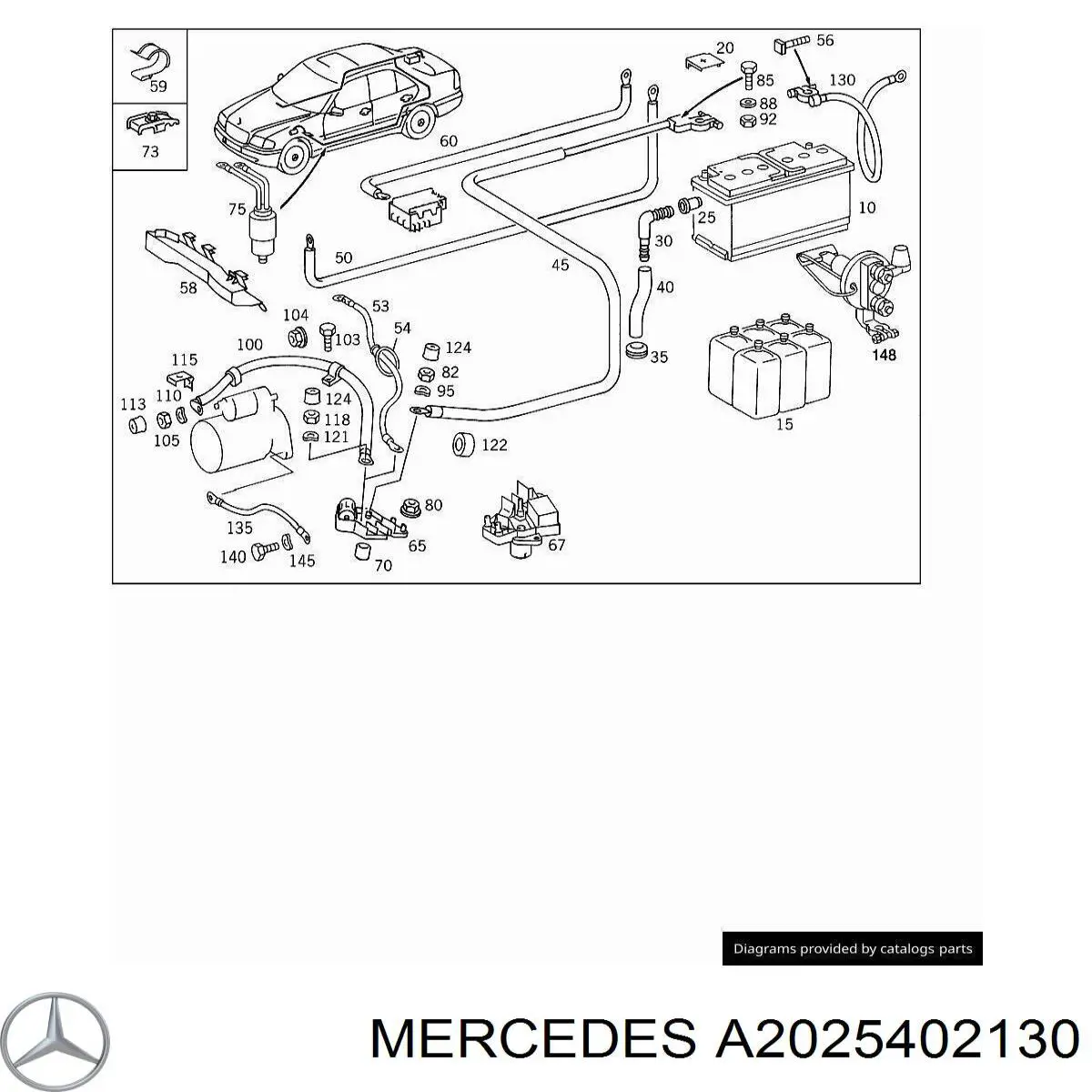 A2025402130 Mercedes 