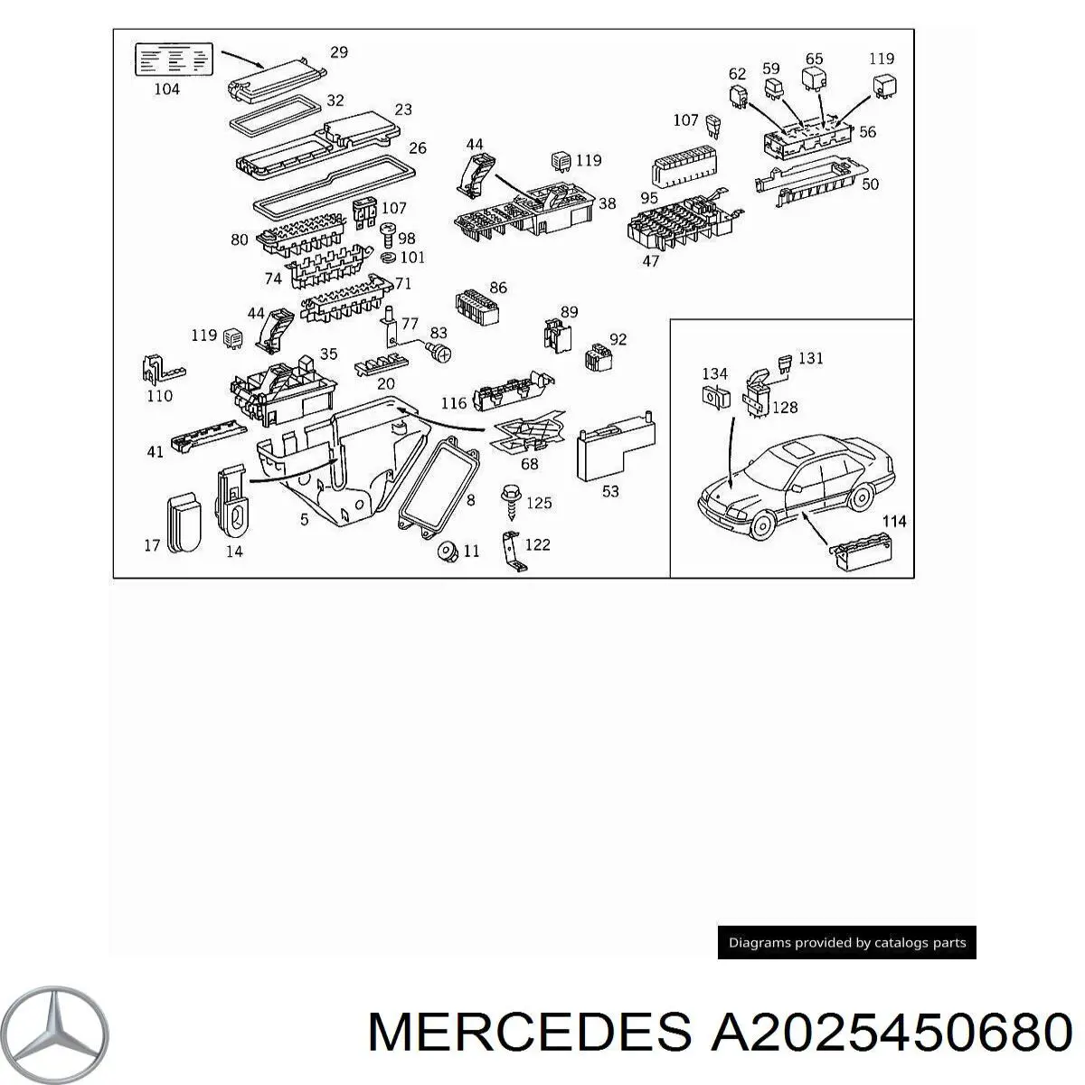 A2025450680 Mercedes 