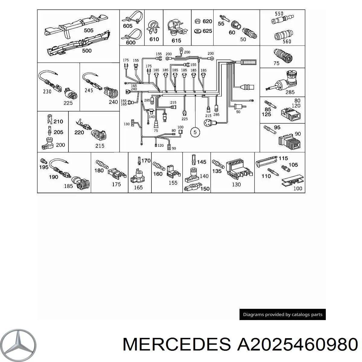 A2025460980 Mercedes 