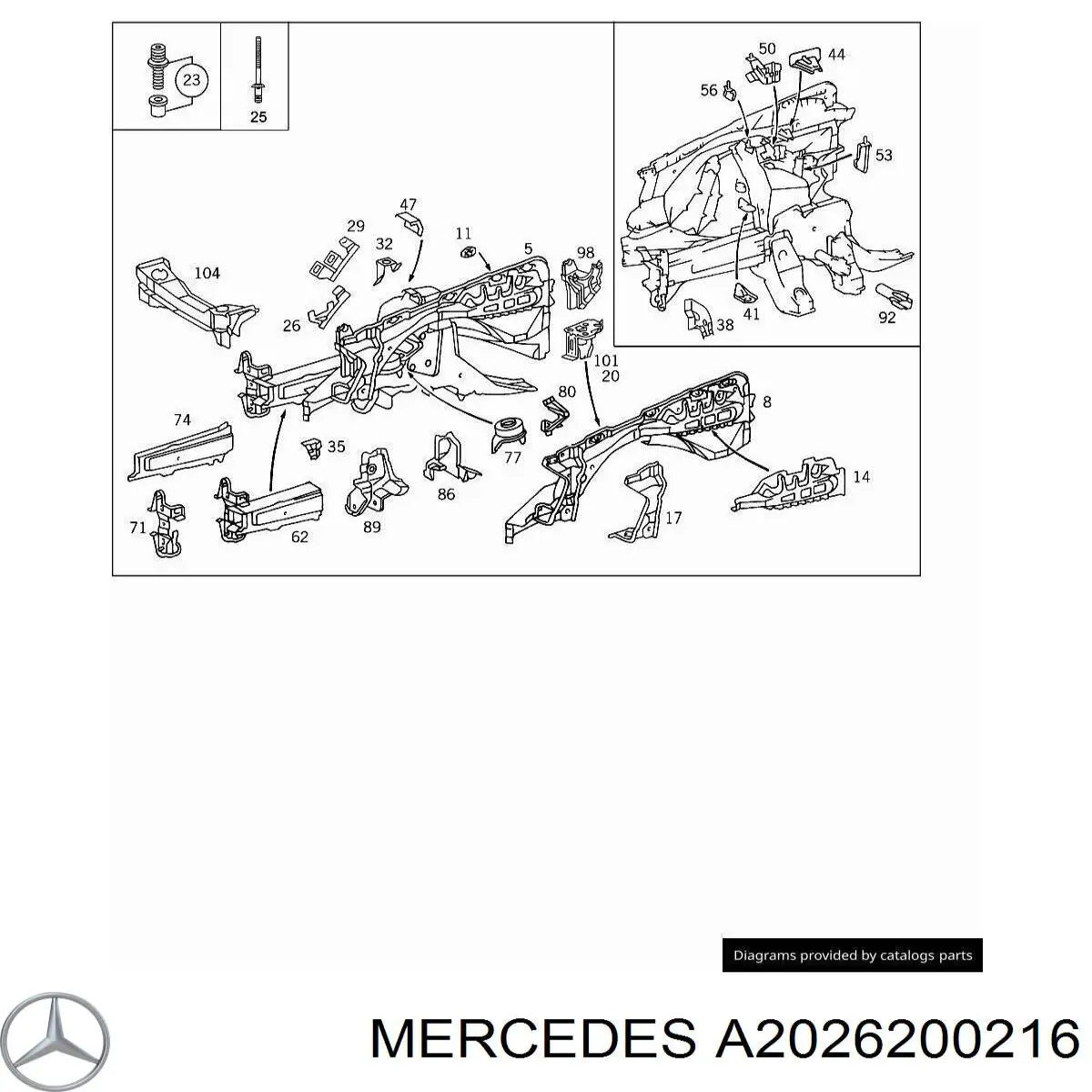 A2026200216 Mercedes 