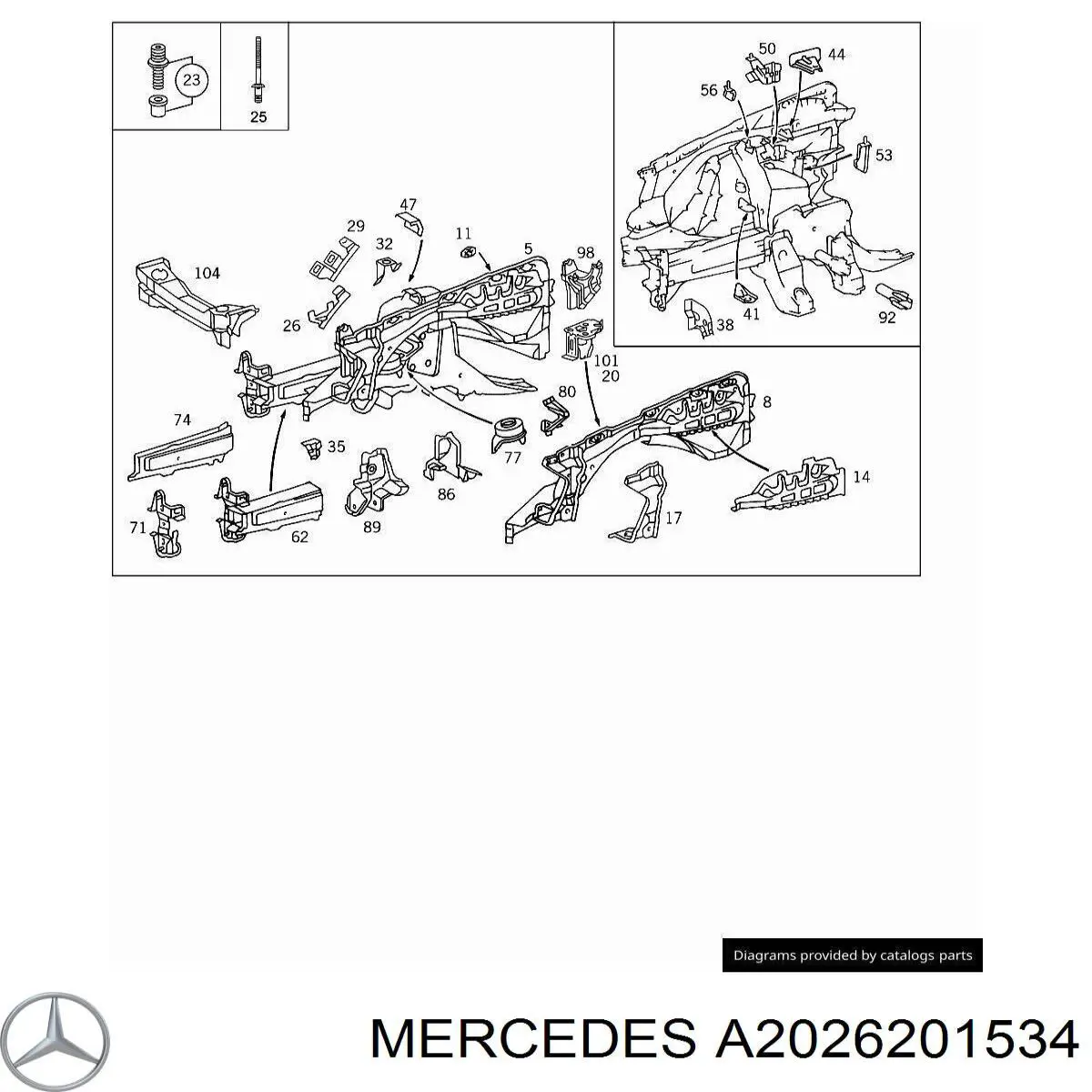 A2026201534 Mercedes 