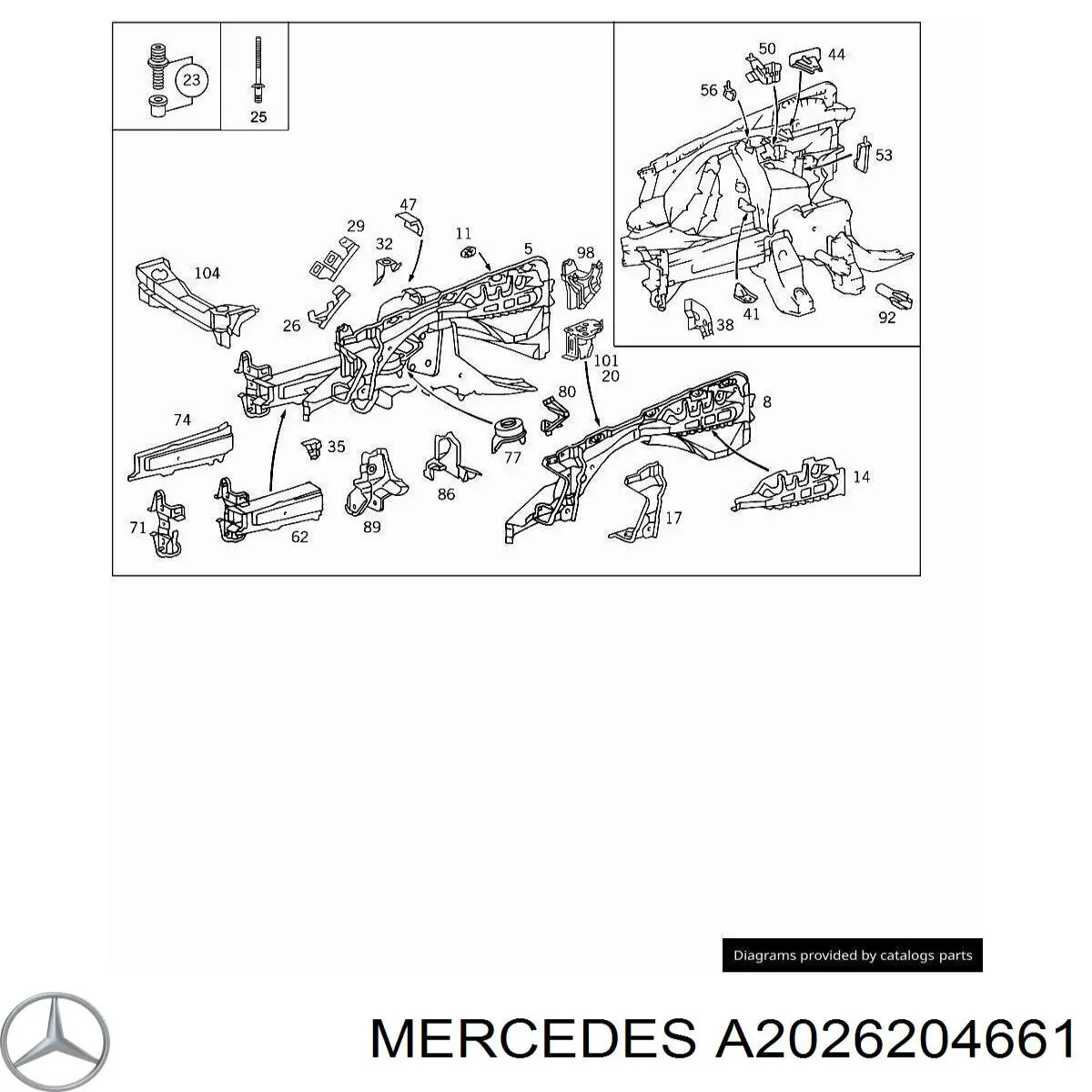 A2026204661 Mercedes 