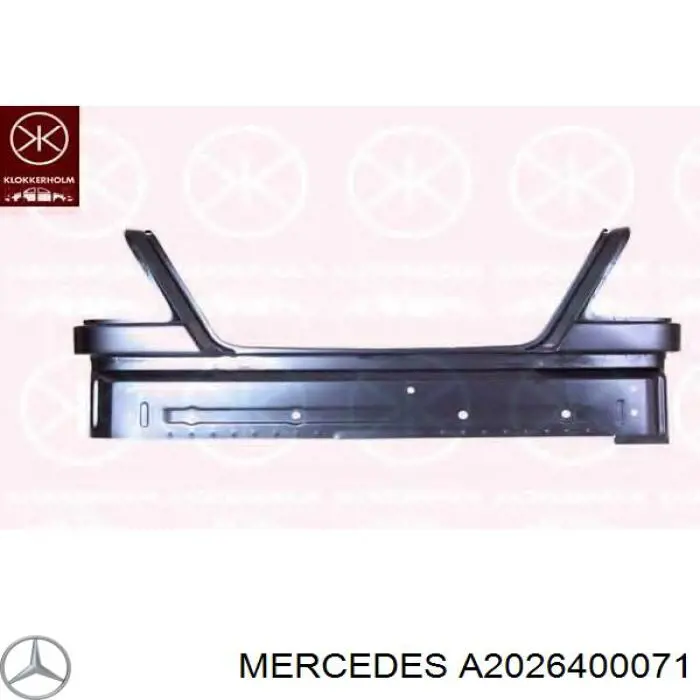 A2026400071 Mercedes панель багажного отсека задняя