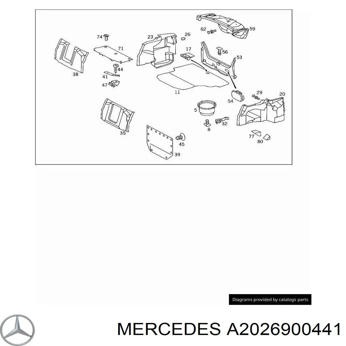 A2026900441 Mercedes 