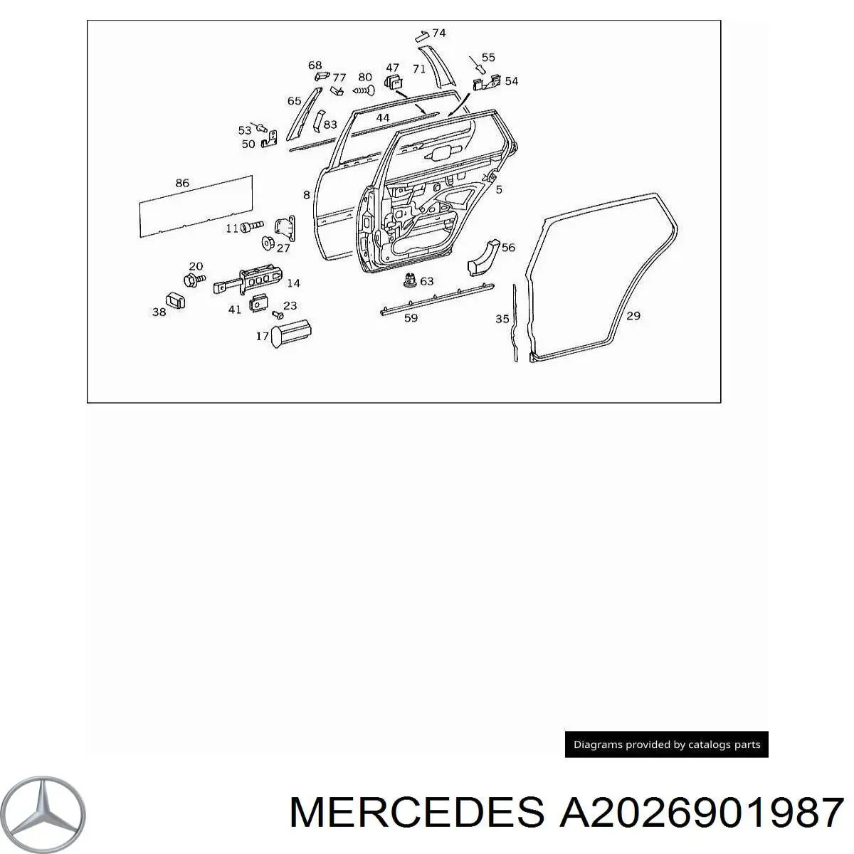  Mercedes A2026901987 цена, от 72.94 USD